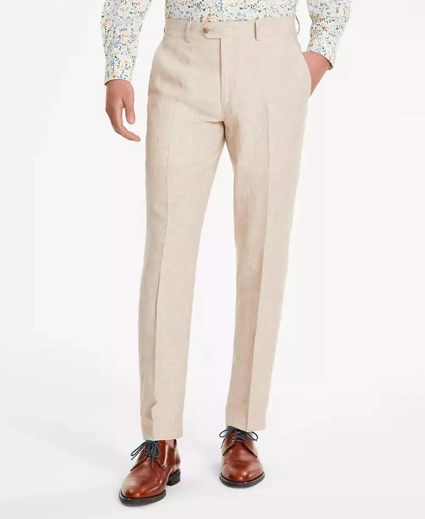 Bar III Men's Slim-Fit 100% Linen Suit Pants, Created for Macy's 1