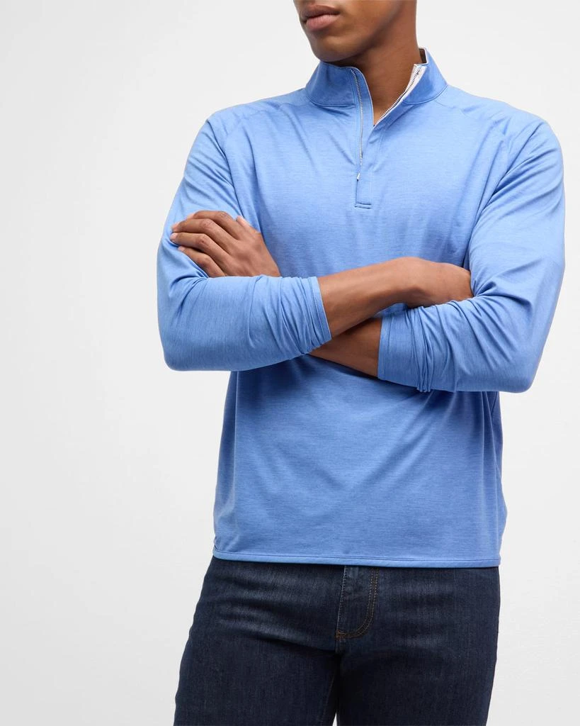 Peter Millar Men's Stealth Performance Quarter-Zip Sweater 6