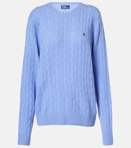 Ralph Lauren Julianna cable-knit wool and cashmere sweater 1