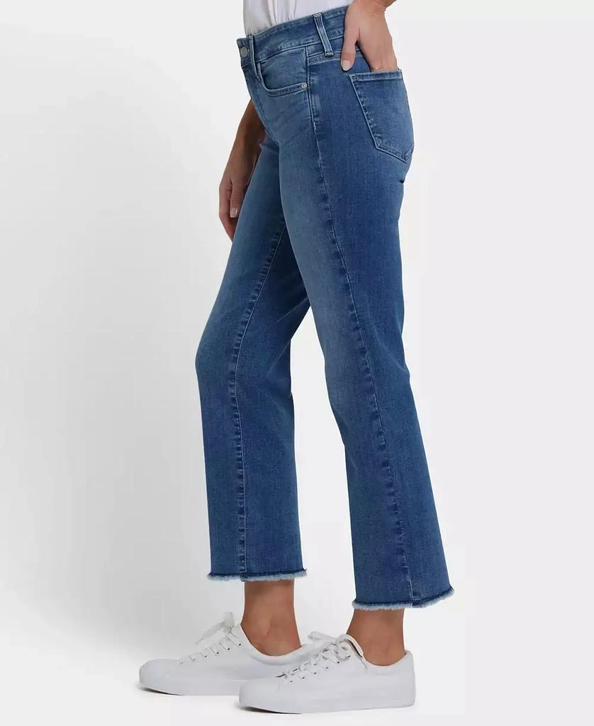NYDJ Women's Marilyn Straight Ankle Frayed Hem Jeans 3