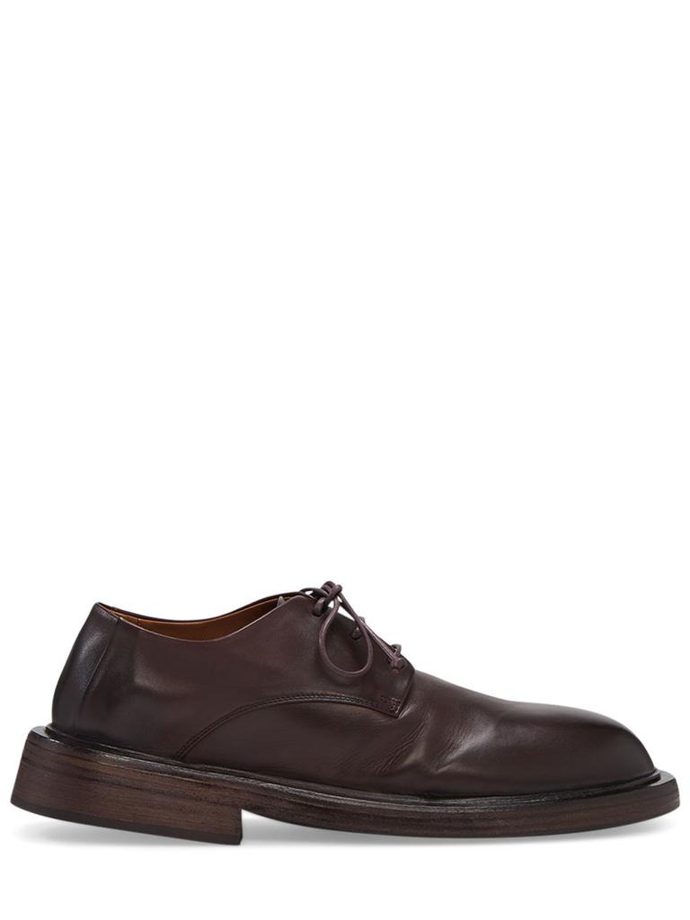 MARSELL Conca Leather Lace-up Shoes