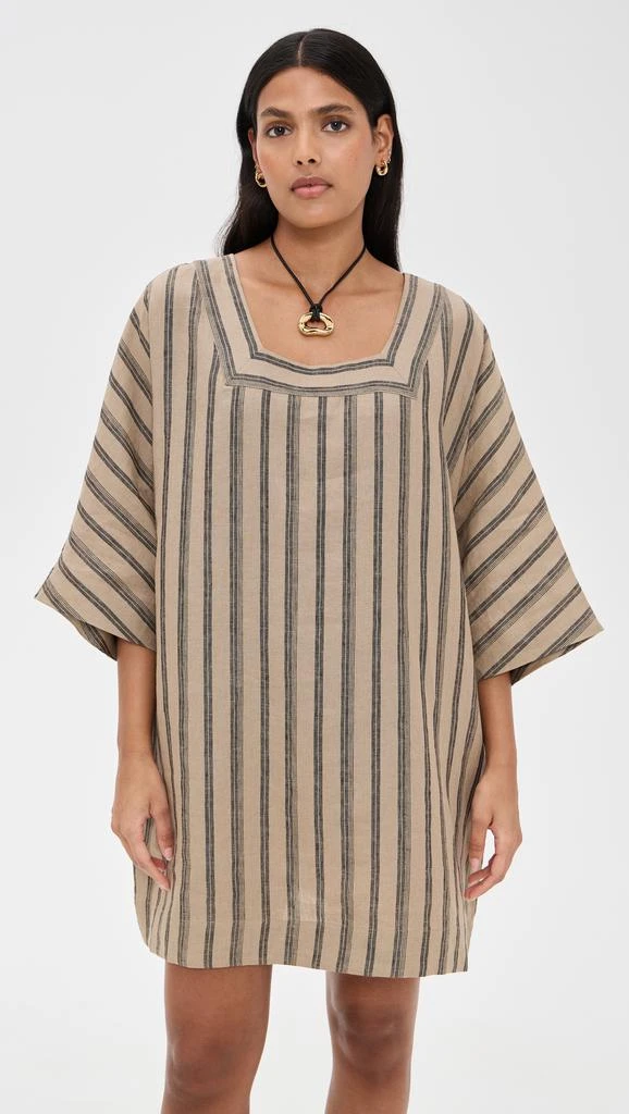 Staud Manuela Linen Dress 6