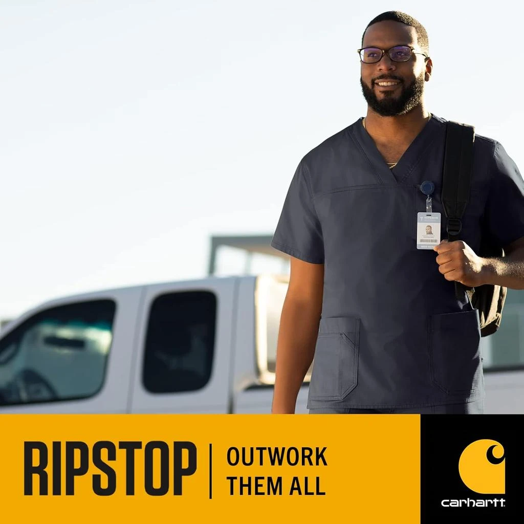Carhartt Carhartt Scrubs C54108 Men's Classic Fit Ripstop Boot Cut 8-Pocket Cargo Pant 6