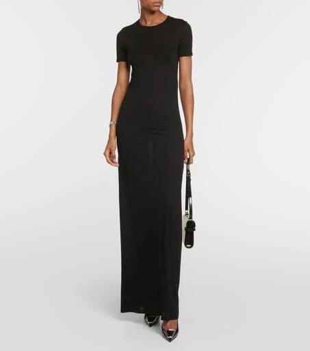 Yves Saint Laurent Wool jersey T-shirt dress 2