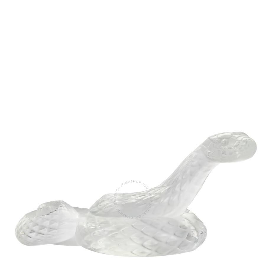 Lalique Snake Head Up Sculpture 10818300