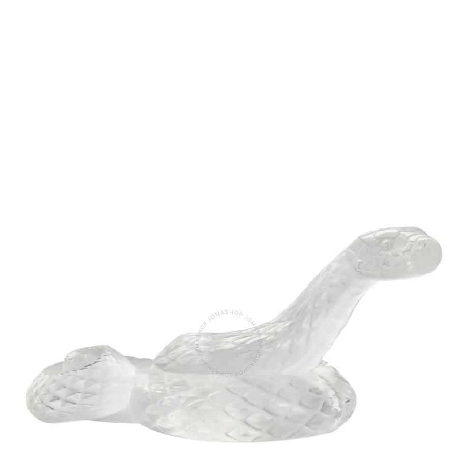 Lalique Snake Head Up Sculpture 10818300 1