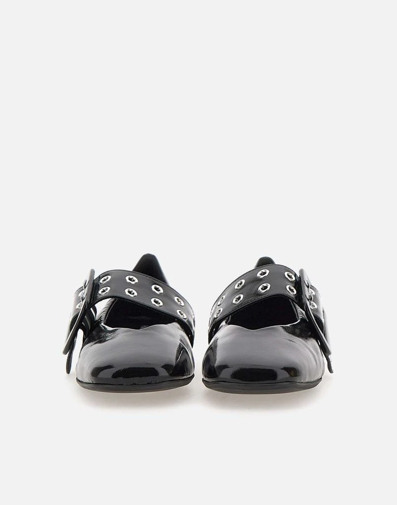 HALMANERA "Peg14 Glaze" leather  ballet flats 5