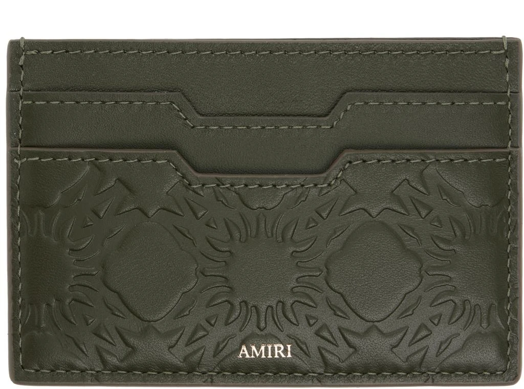 AMIRI Khaki 
MA
 Quad Leather Card Holder 2