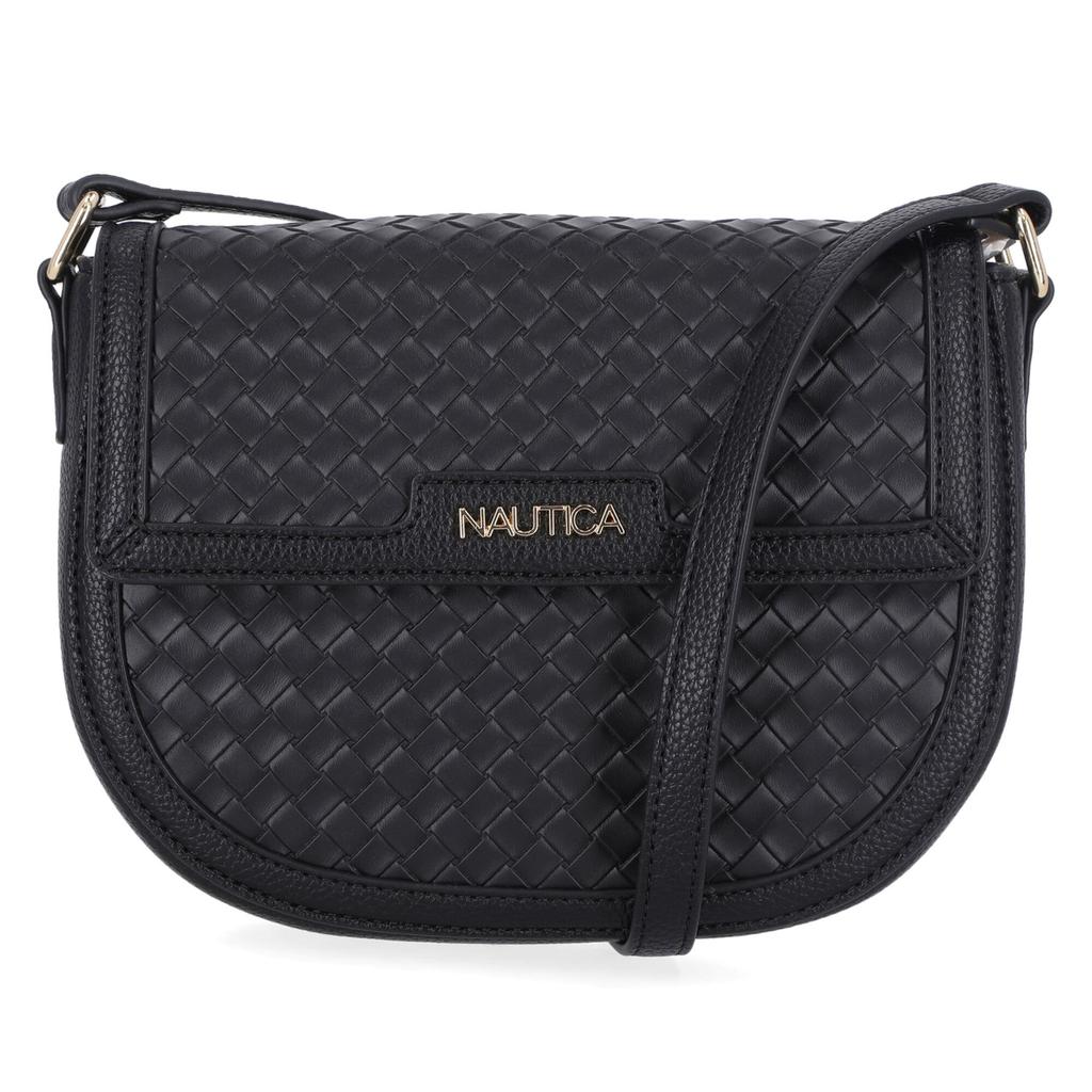 Nautica Woven Flap Crossbody Bag