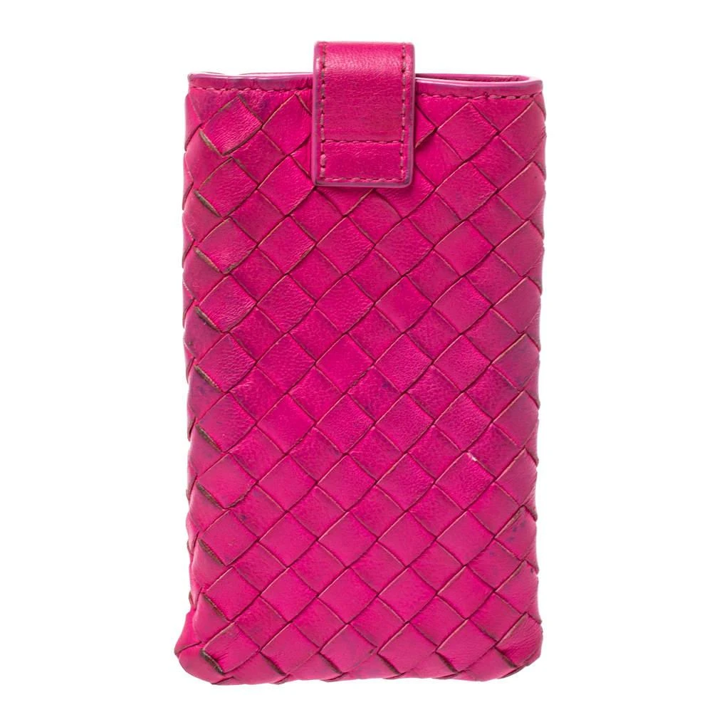 Bottega Veneta Bottega Veneta Fuchsia Intrecciato Nappa iPhone 5 Case 4