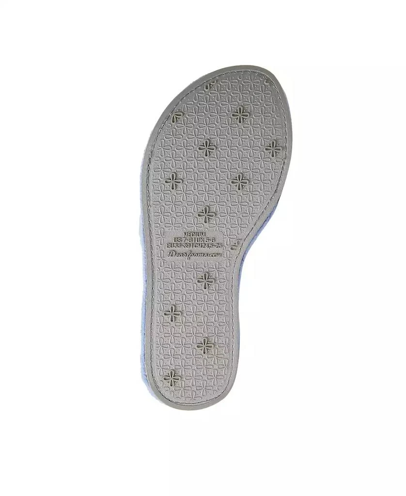 Dear Foams Women's Microfiber Terry Slide Slipper, Online Only 8