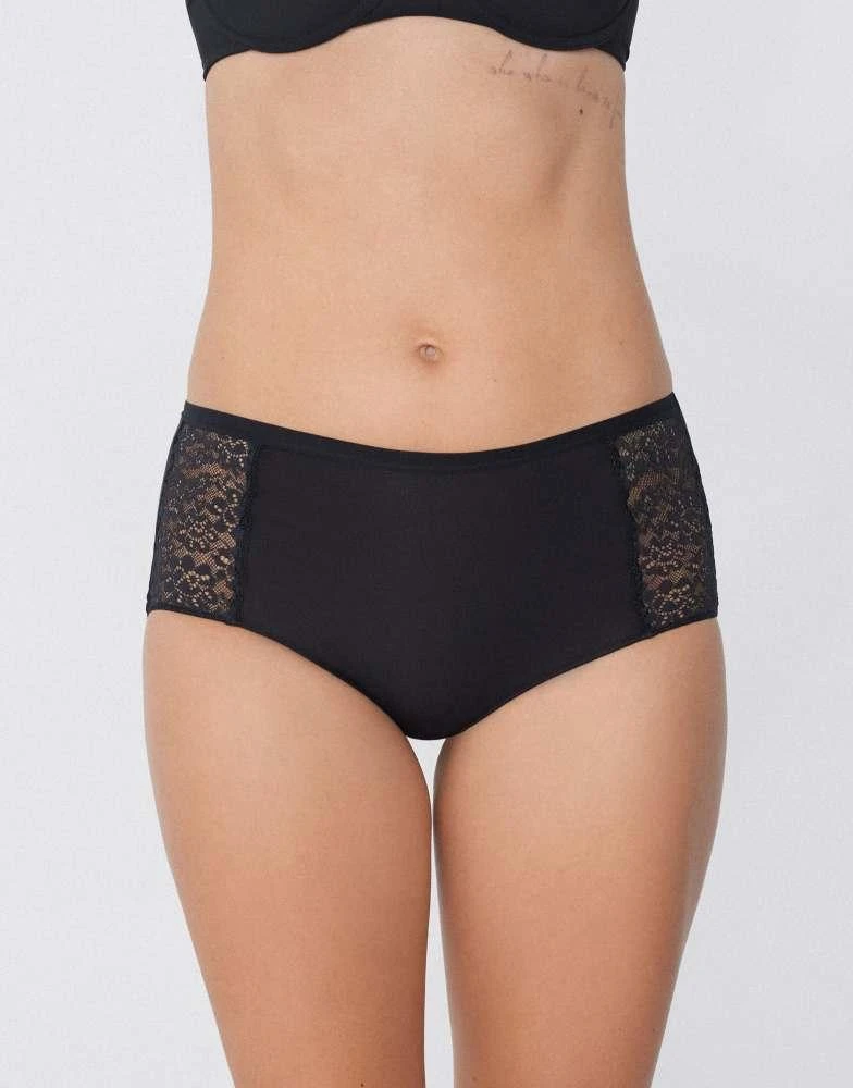 Tezenis Tezenis High-waisted knickers in black