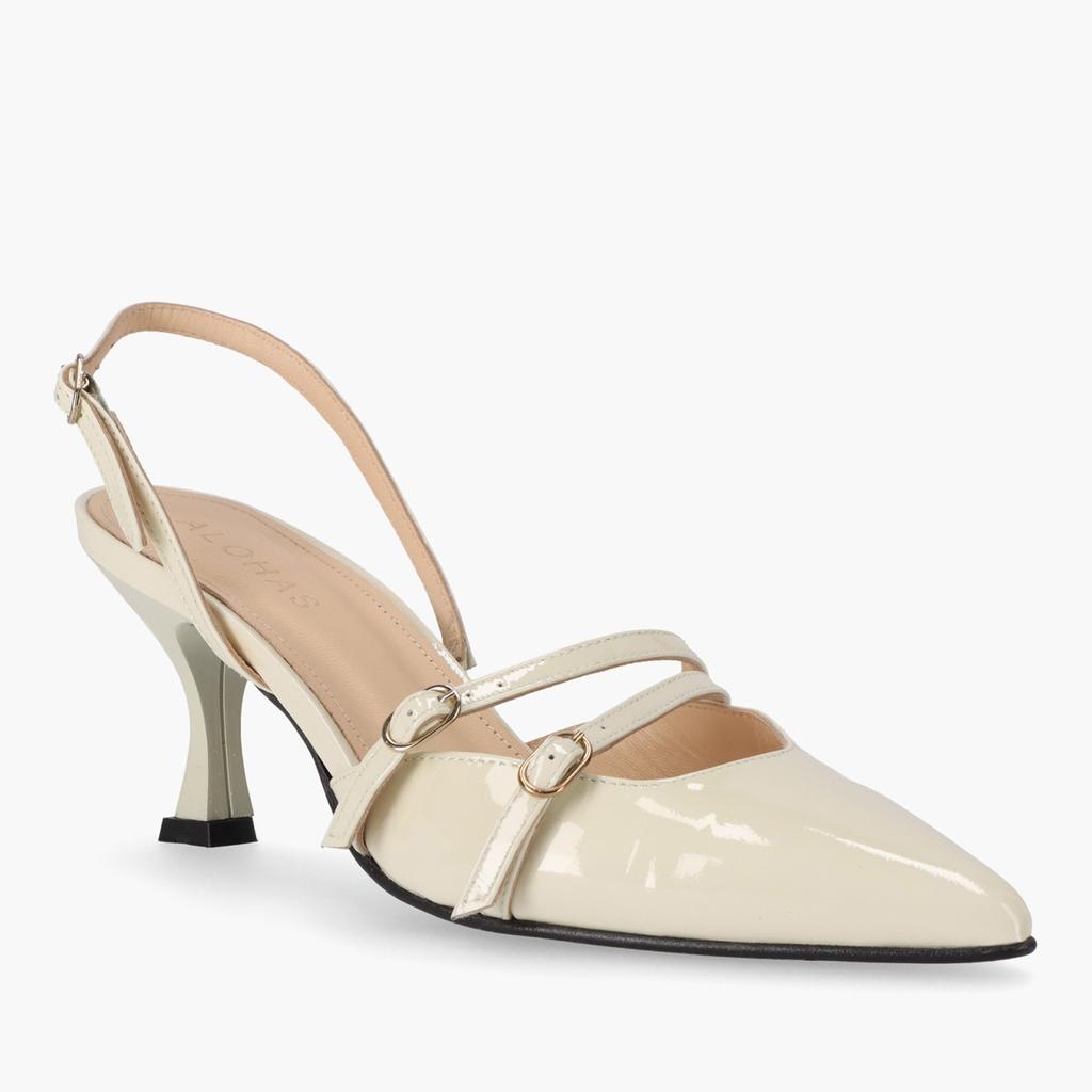 ALOHAS ALOHAS Women's Joelle Patent Leather Heeled Courts