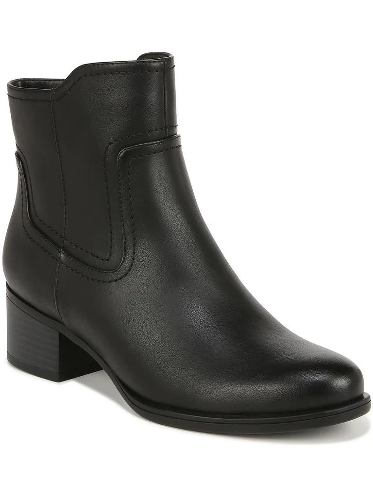 Naturalizer Kelby Womens Faux Leather Almond Toe Ankle Boots 1