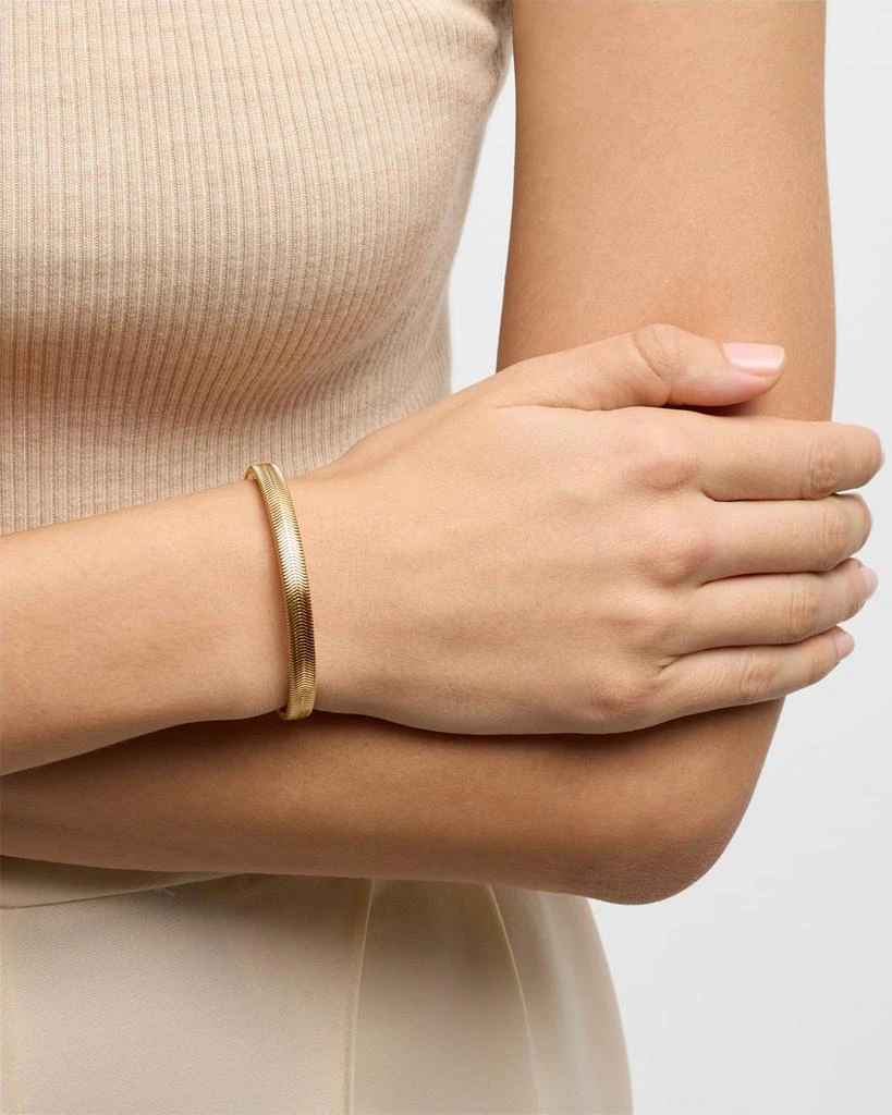 Nikos Koulis 18K Yellow Gold Bangle Bracelet 2