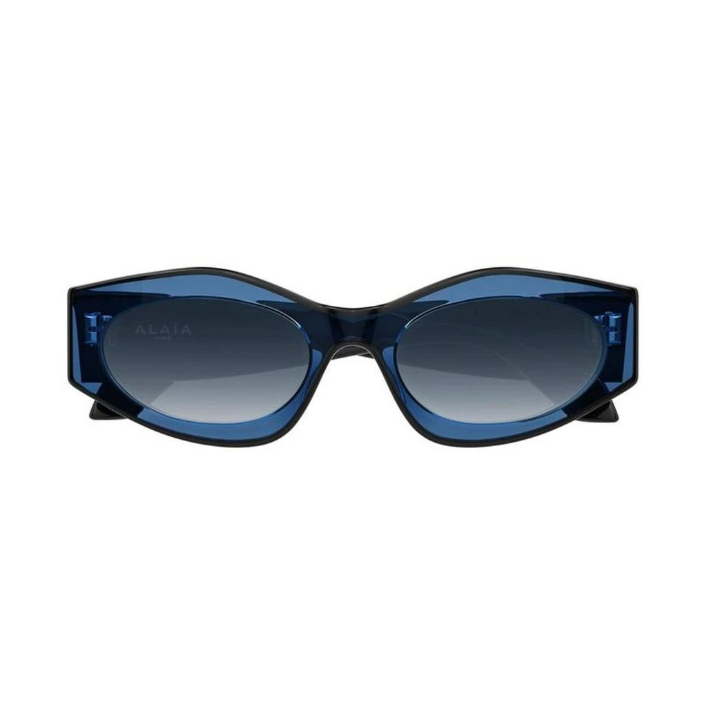 Shop Alaïa Oval Frame Sunglasses on Sale at BeyondStyle  display picture 2