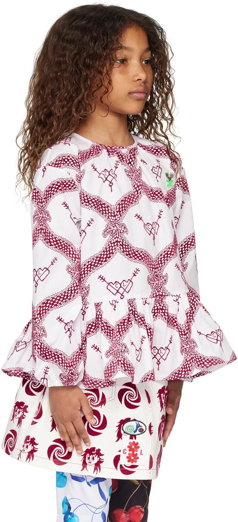CHOPOVA LOWENA SSENSE Exclusive Kids White CL Heart Top 2