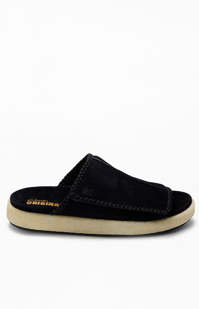 Clarks Overleigh Suede Slide Sandals