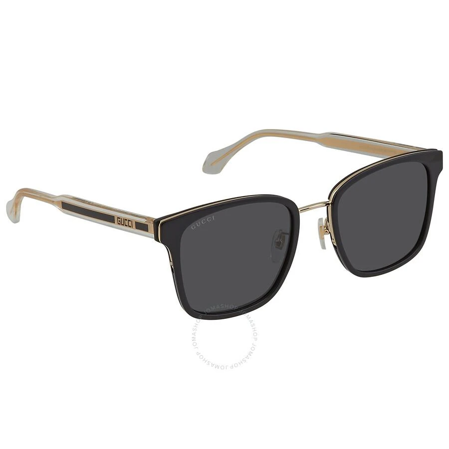 Gucci Gucci Grey Square Men's Sunglasses GG0563SKN 001 55 3