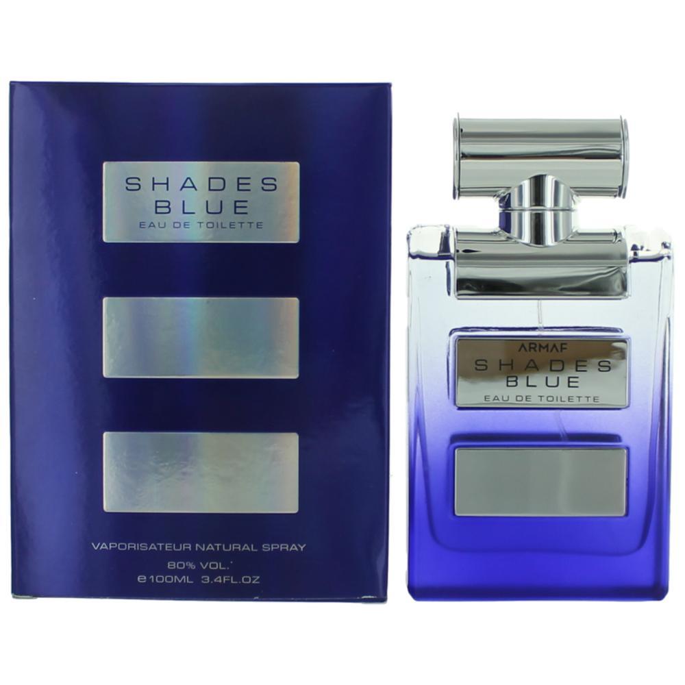 Sterling 2pcs Shades Blue by Armaf, 3.4 oz Eau De Toilette Spray for Men