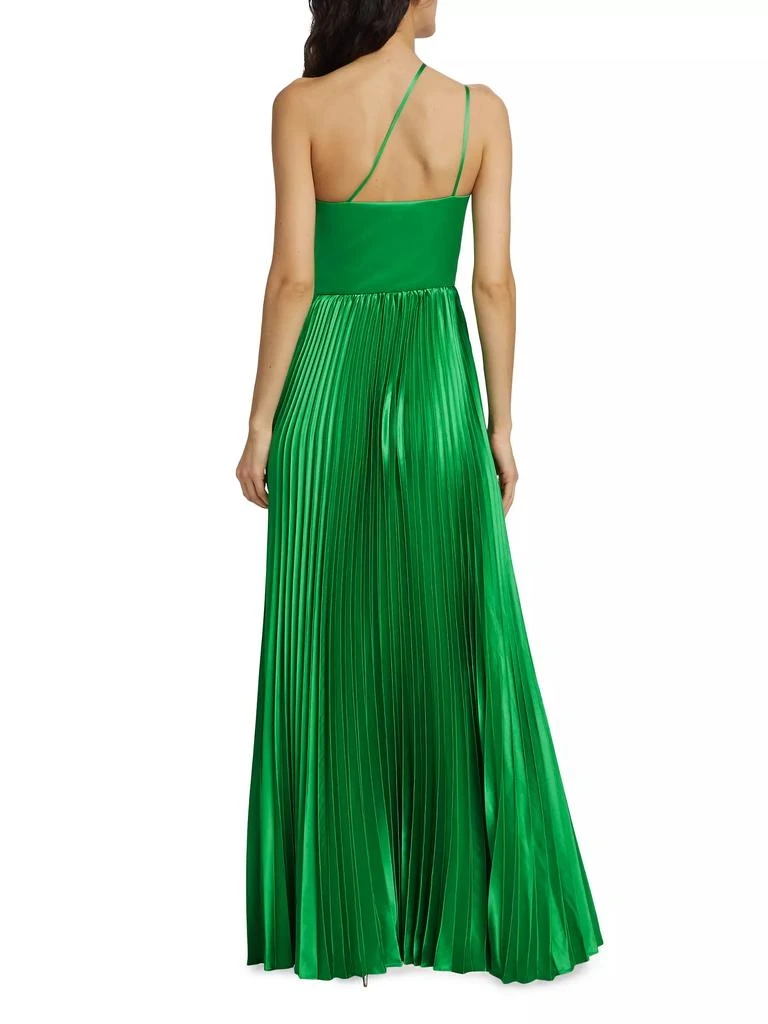 Amur Khari Pleated Asymmetric Gown 5