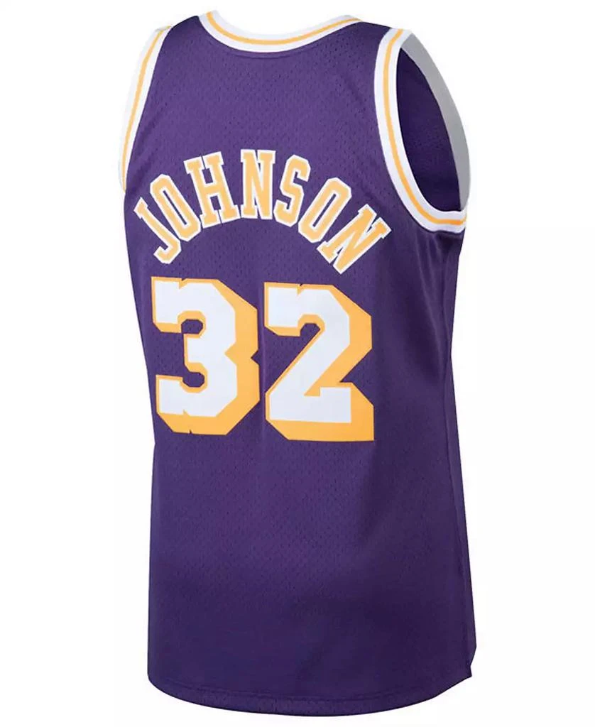 Mitchell and Ness Big Boys Magic Johnson Los Angeles Lakers Hardwood Classic Swingman Jersey 2