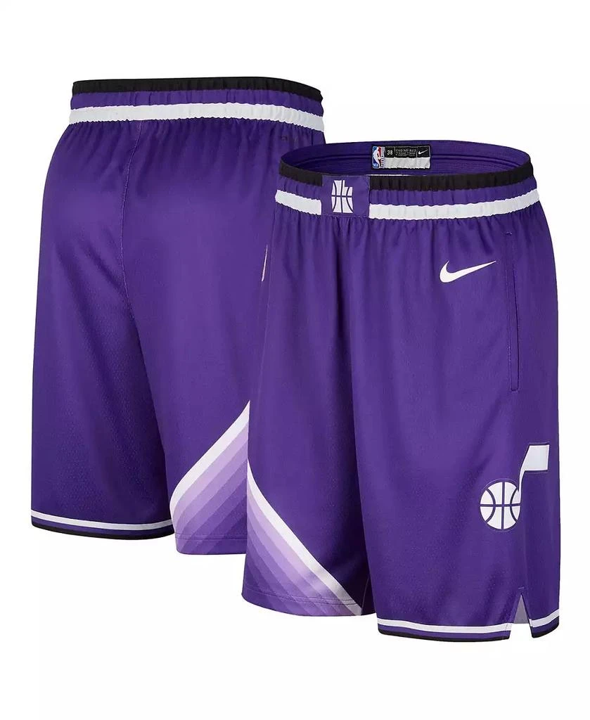 NIKE Men's Purple Utah Jazz 2023/24 City Edition Swingman Shorts 1