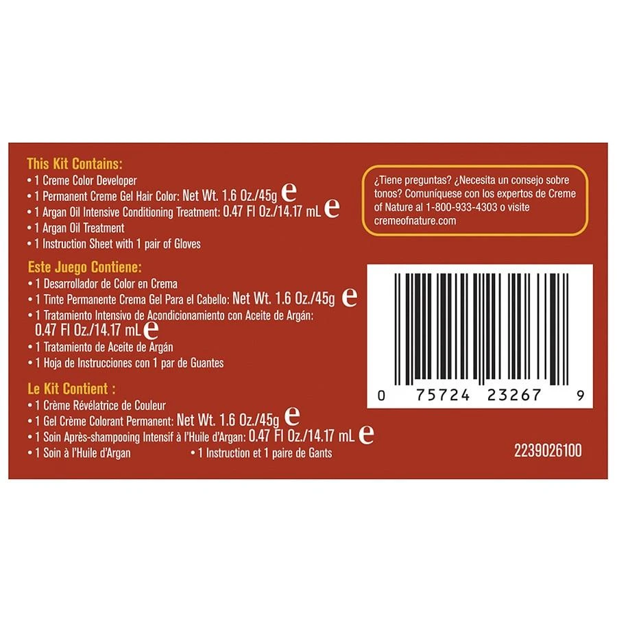 Creme Of Nature Nourishing Permanent Hair Color Kit 5