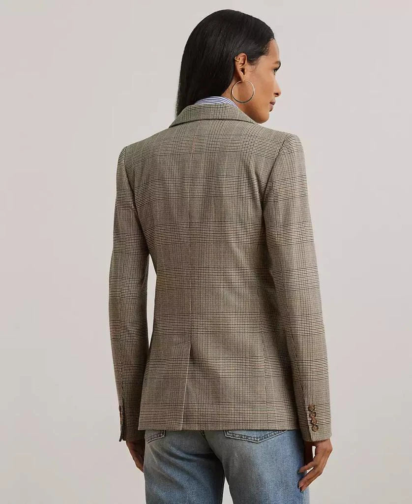 Ralph Lauren Women's Glen Plaid Cotton-Blend Twill Blazer 5