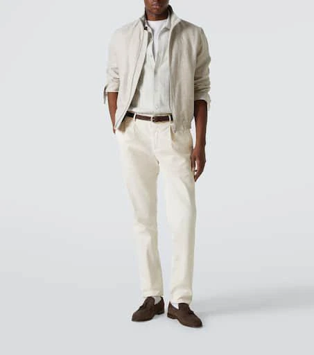 Brunello Cucinelli Cable-knit cotton shirt 2