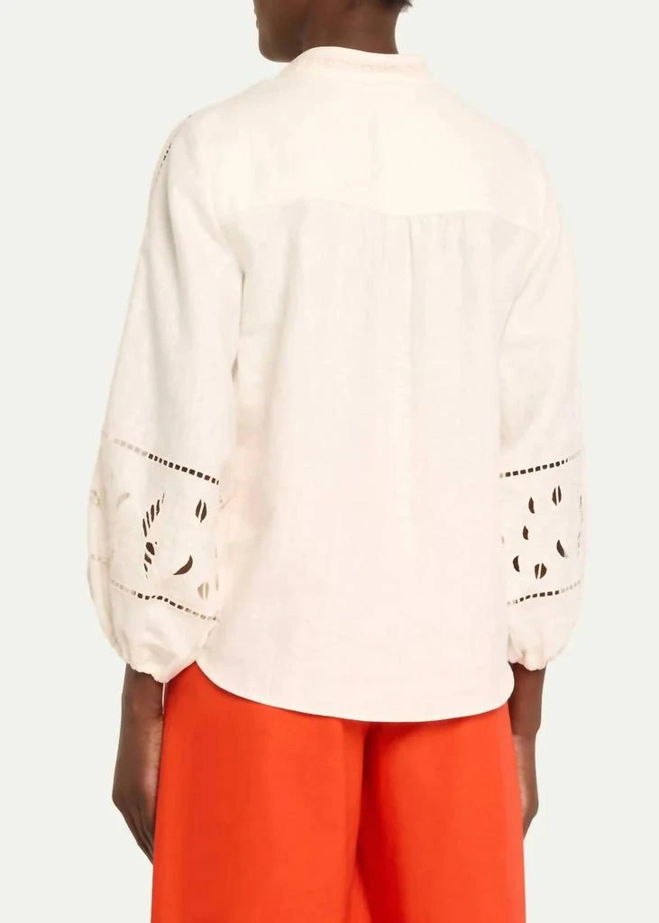 FIGUE Rylie Top In Chalk 2