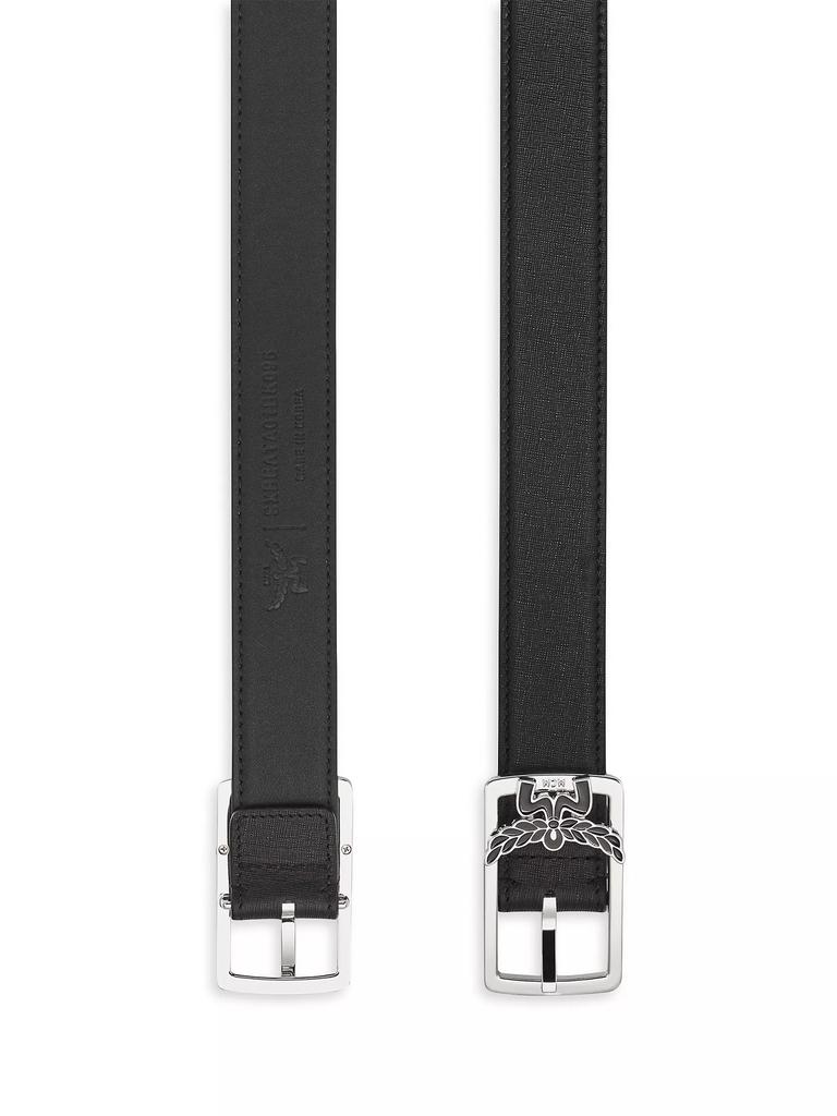 MCM Aren Leather Belt