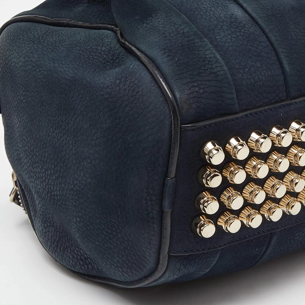 Alexander Wang Alexander Wang Blue Suede Rocco Bag 10