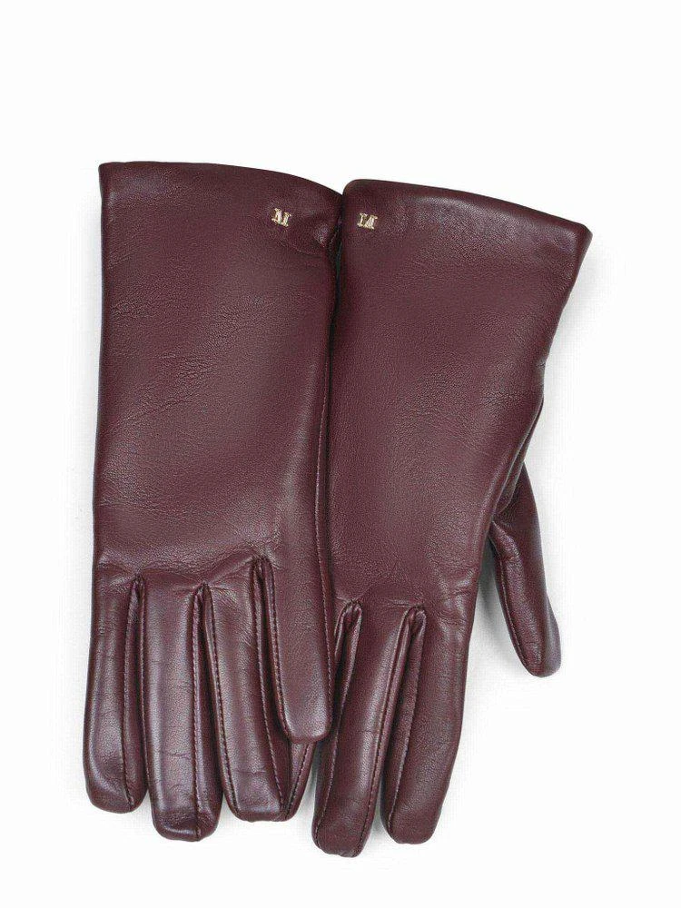 Max Mara Max Mara Logo-Plaque Gloves 1