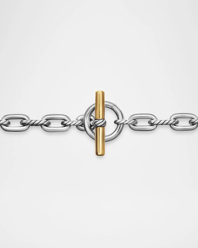David Yurman Madison Necklace with Toggle in 18K Gold and Silver, 5.5mm, 16"L 4