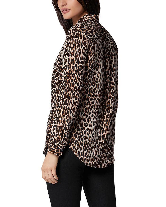 Equipment Slim Signature Leopard Printed Silk Shirt 4