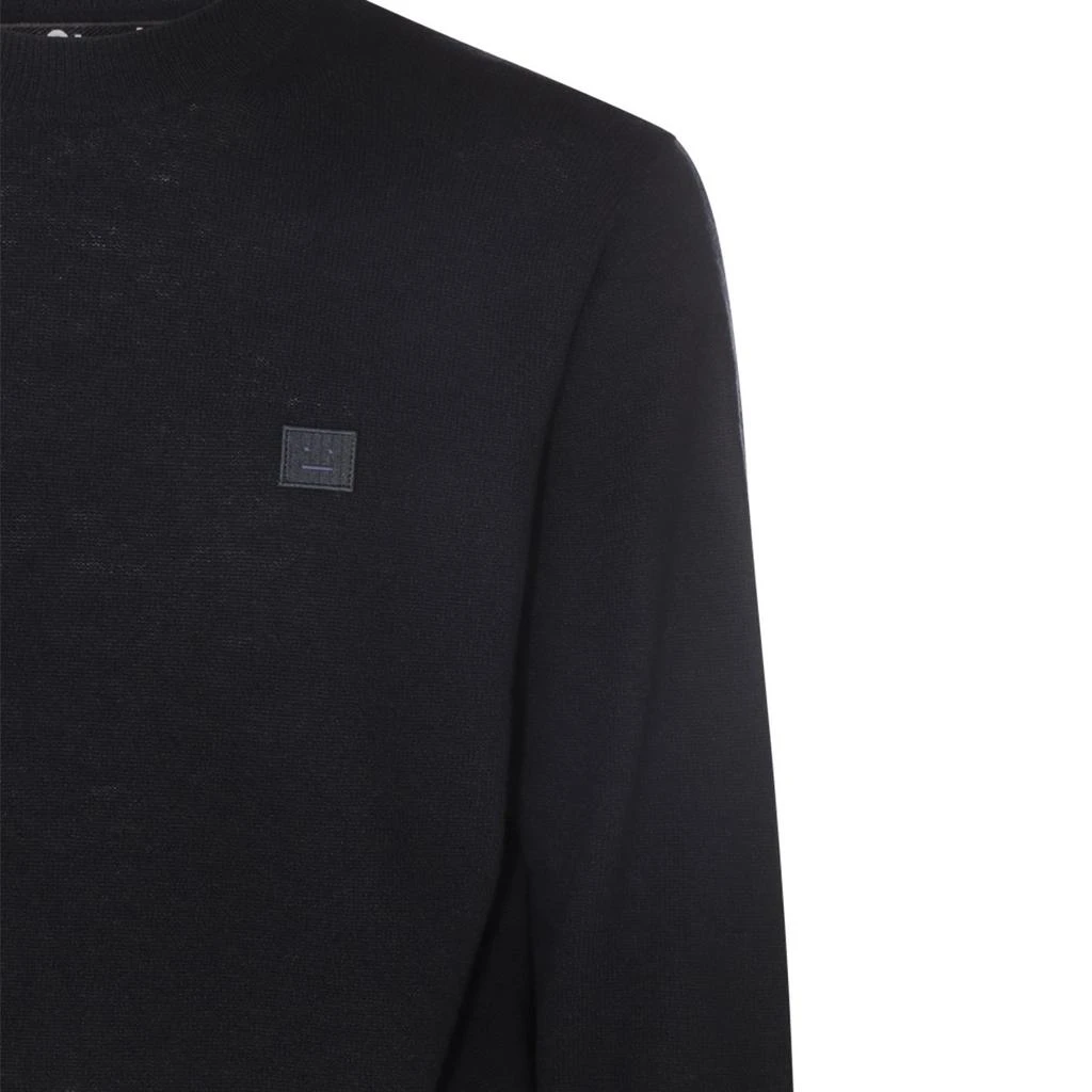 Acne Studios Acne Studios Face Logo Patch Crewneck Jumper 3