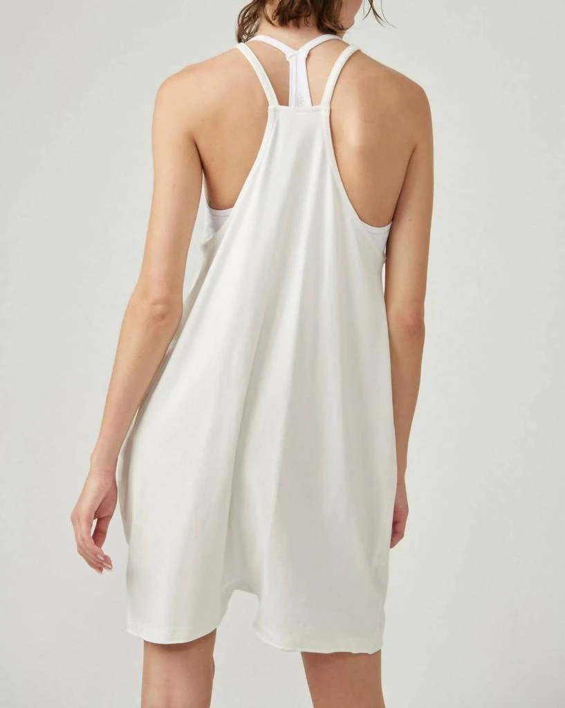 Free People Hot Shot Romper In White 2