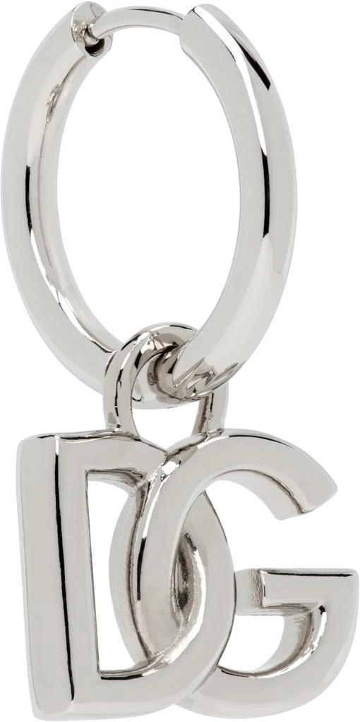 Dolce & Gabbana Silver 'DG' Logo Single Earring 2