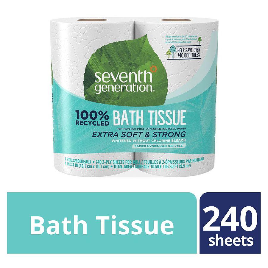 Seventh Generation White Toilet Paper 4 pk