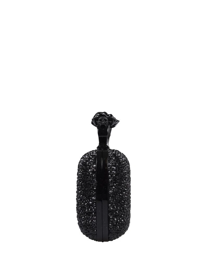 Alexander McQueen Alexander McQueen Four Ring Skull Detailed Clutch Bag 4