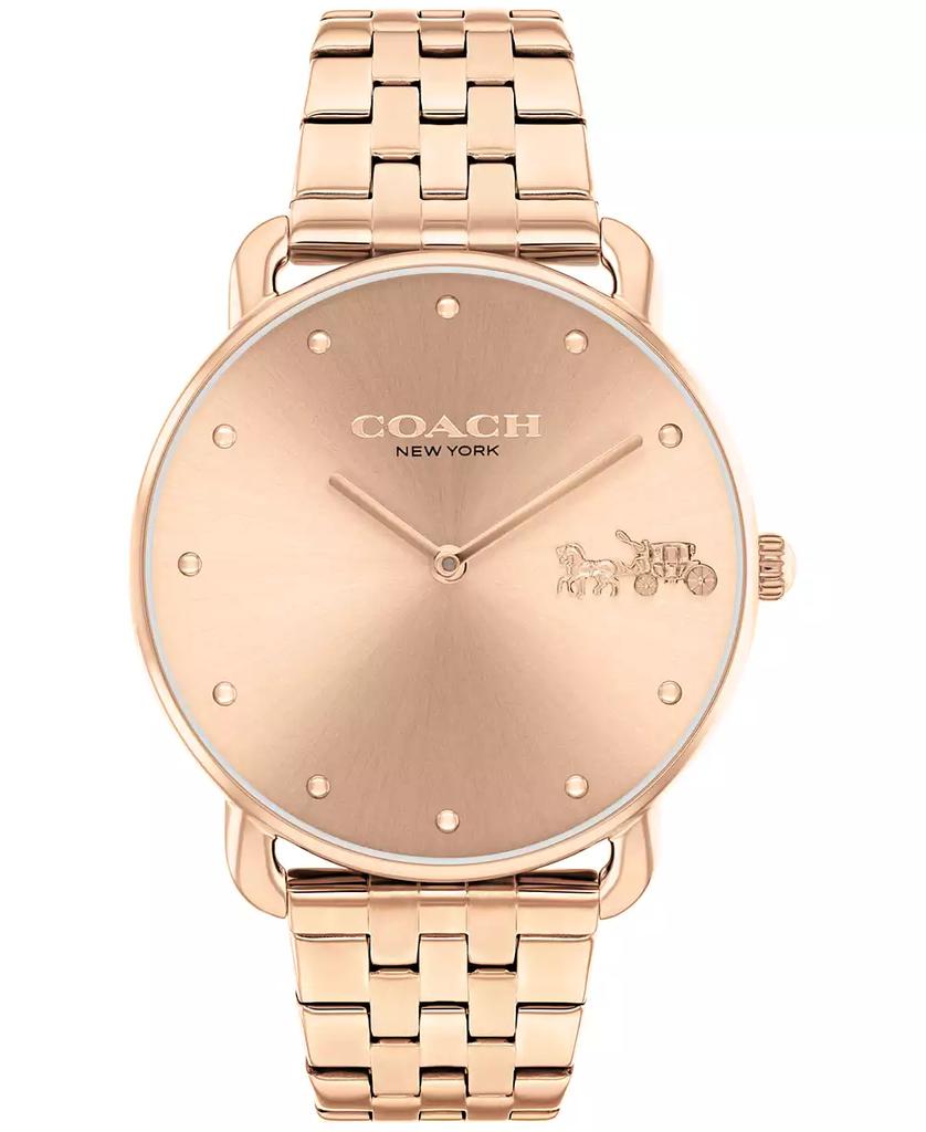 Coach Women's Elliot Rose Gold-Tone Stainless Steel Bracelet Watch 36mm