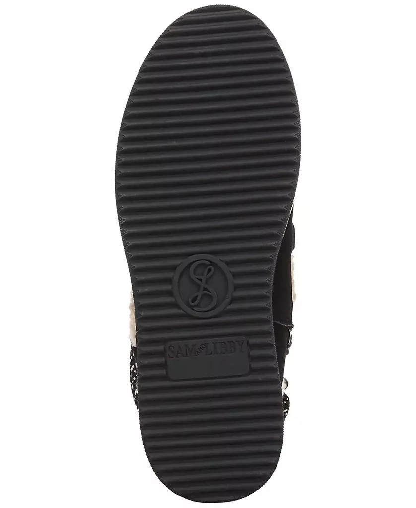 Sam and Libby Women's Carlie Cold Weather Cozy Lace Up Boots 5
