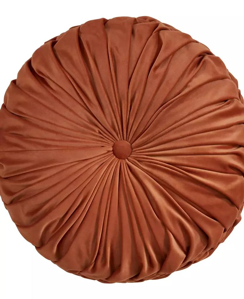 Saro Lifestyle Velvet Pintuck Decorative Pillow, 14" x 14" 1