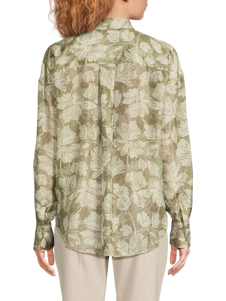 Brunello Cucinelli Floral Silk Shirt 2