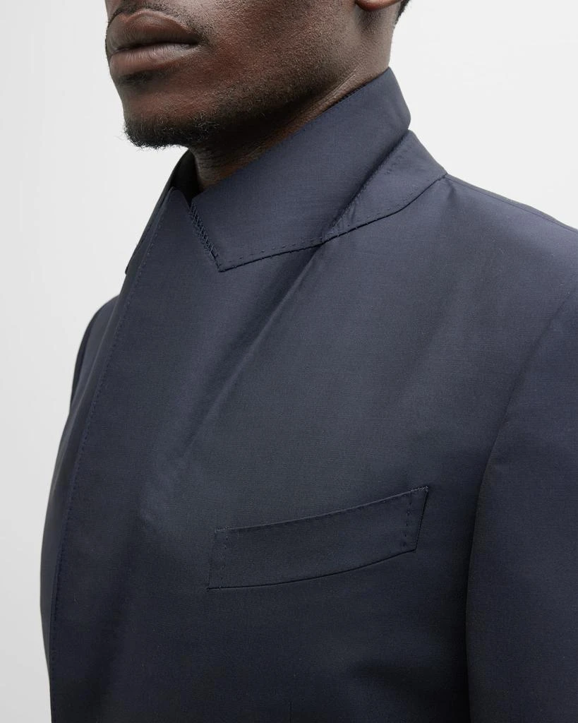 Zegna Men's Sartorial Wool and Silk Tuxedo 8