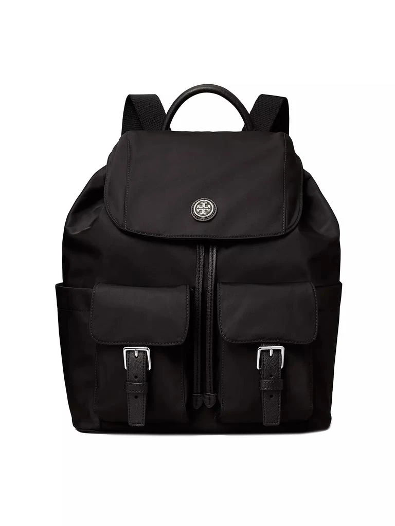Tory Burch Virginia Nylon Flap Backpack 1