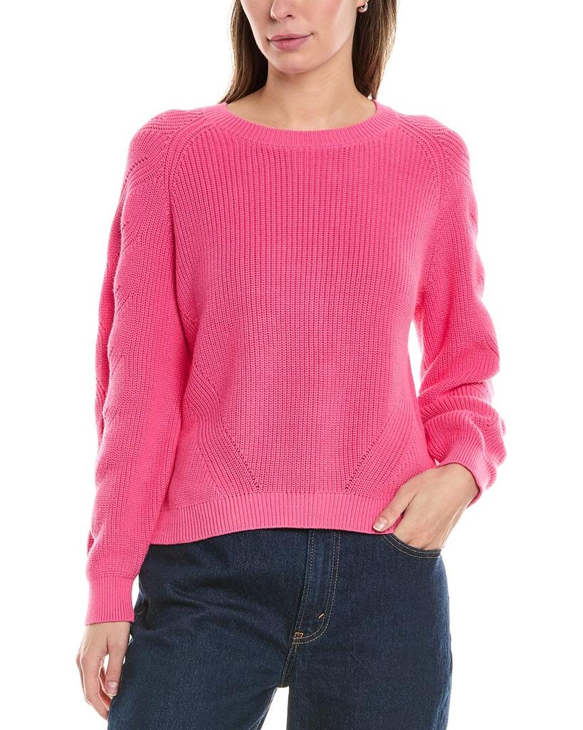 525 America Lace-Up Back Sweater