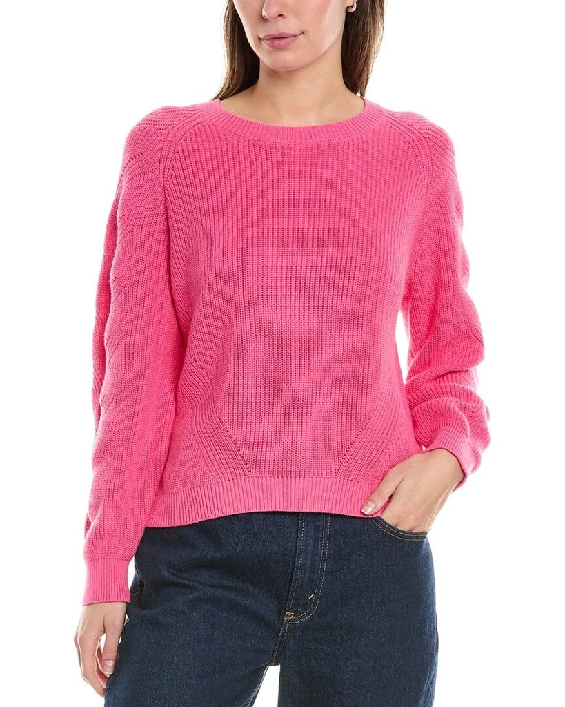 525 America Lace-Up Back Sweater 1