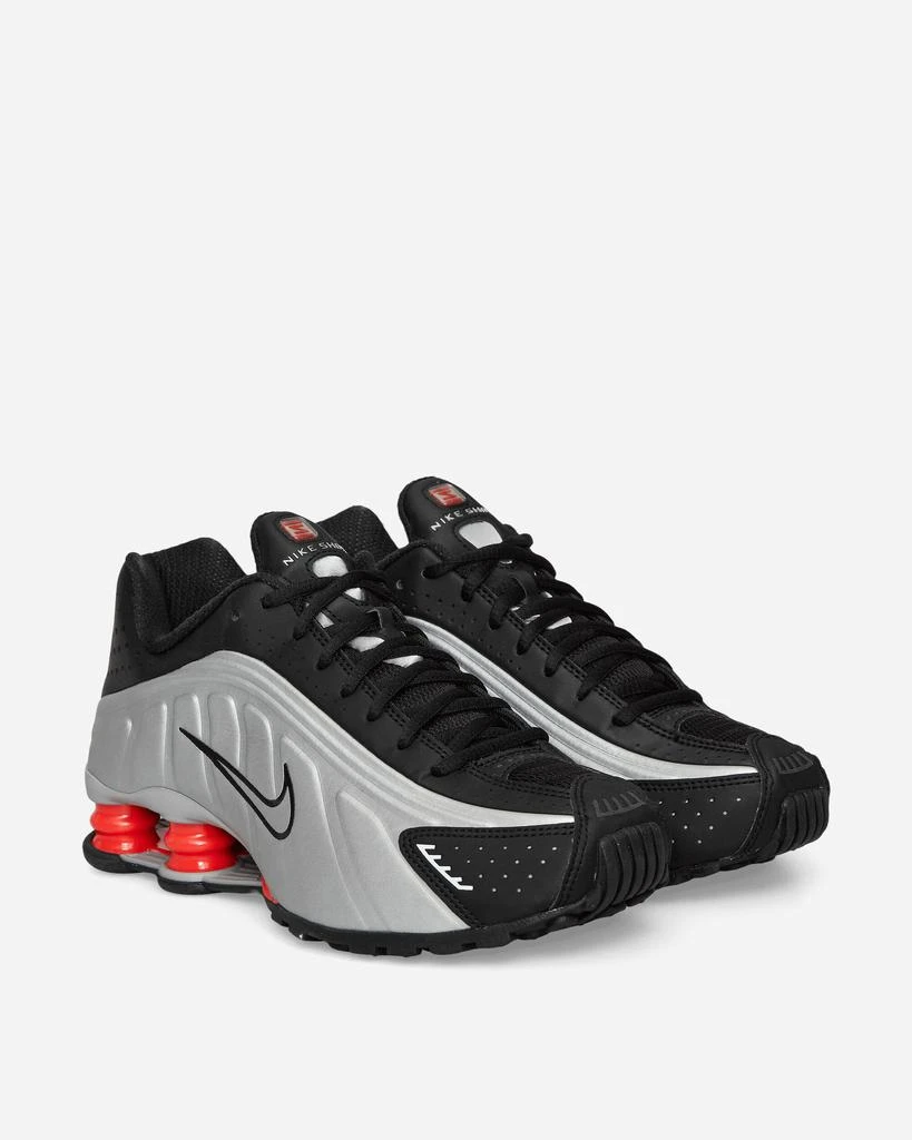 NIKE Shox R4 Sneakers Metallic Silver / Black 2